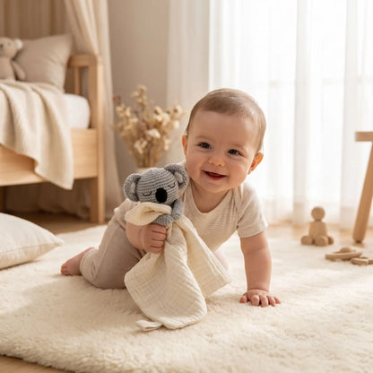 doudou koala bebe quarte patte sourian